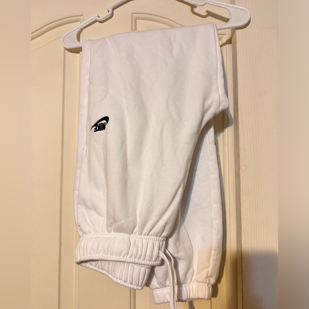 White Nike Sweatpants